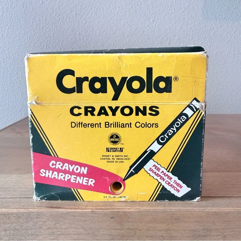 Vintage Crayola Crayons with built in sharpener